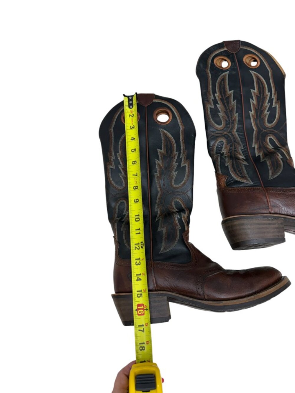 Ariat Heritage Stockyard Leather Western Cowboy Boot men's 11 D - Picture 13 of 16